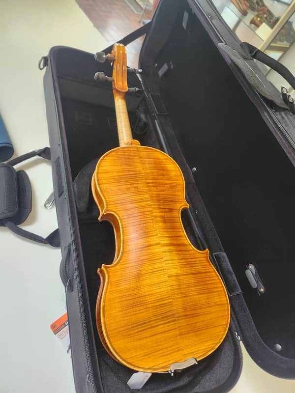 Vintage 1994 Franz Sandner Step-Up Violin, Made in Germany, with Case and Bow image 1