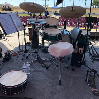 Gretsch USA Custom 2020 4-piece drum kit - Caribbean Blue Gloss image 4