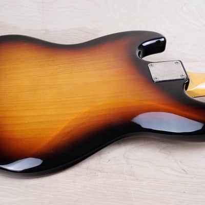 Fender JB62-FL Fretless Jazz Bass Reissue MIJ 1993 Sunburst Fujigen Made in Japan w/ Bag image 11