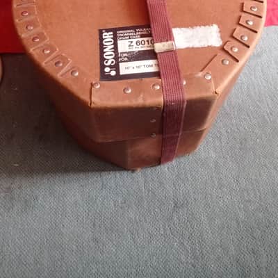 Vintage Sonor Z 6010 Original Vulkanfiber Drum Case for 10"x10" Tom - Made in Germany image 6