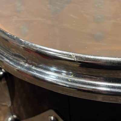 Vintage 1966 Slingerland Tom Drum 8 x 12 Blue Sparkle image 5