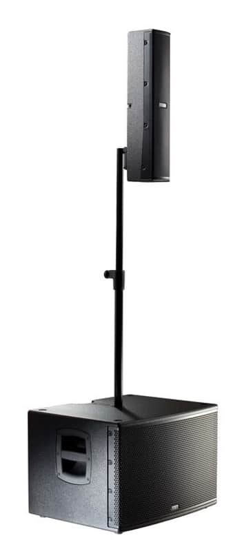 FBT CS-1000-BLK Portable Active Sub/Satellite Speaker System, 1000 Watts, Built-In DSP image 1
