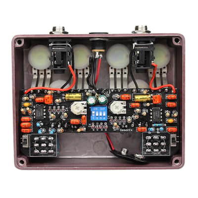 Demonfx King Overdrive DUAL DRIV Boost Distortion Guitar Effect Pedal 4 DIP image 4