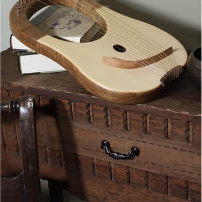 Mid-East 10-String Lyre Harp - Walnut image 5