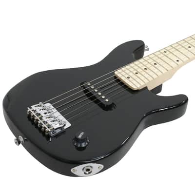 Accessories Pack Black Kids Beginner Guitar With Amp Case 30" Electric Guitar image 5