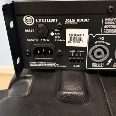 Crown XLS1002 Power Amplifier Black image 9