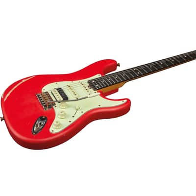 Eko Guitars Aire Relic Fiesta Red image 3