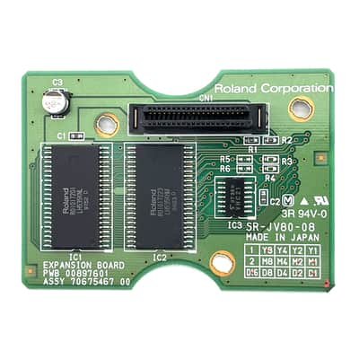 Roland SR-JV80-08 Keyboards Of The '60s & '70s Expansion Board 1990s - Green Made in Japan Worldwide Shipment image 2
