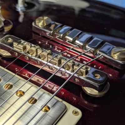 PRS Paul Reed Smith (PRS) Wood Library McCarty 594 with a Korina body and Burgundy Metallic finish 2022 - Burgundy Metallic finish image 16