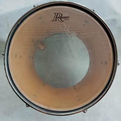 Rogers 12x12" XP8 Blue Mist Tom Drum 8Ply Keller 100% Rock Maple Vintage 80s USA image 7