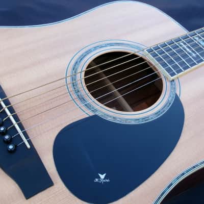 1980 Yairi YW-600 Dreadnought Guitar New Jacaranda Natural+Vintage Hard Case image 19