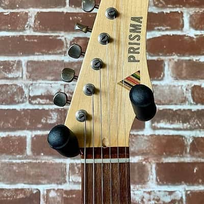 Prisma Guitars Sunset Custom, Red, Light Relic, Mojo UK Gold Foil's, New 2020 (Authorized Dealer) image 7