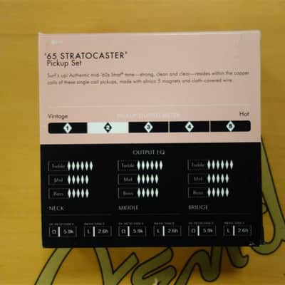 Fender Pure Vintage '65 Strat Pickup Set, Vintage White (3) image 3