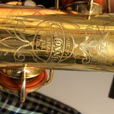 SUMMER DEAL FANTASTIC CONN STENBERG PORTRAIT GOLD PLATED ALTO SAXOPHONE " THE TRAVLIN' GYPSY "1924 FINISH 00 NEW PADS image 19