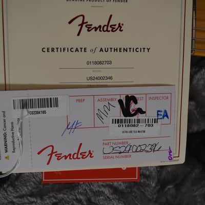 Fender American Ultra Luxe Telecaster, 2024, OHSC & paperwork, Great condition image 25