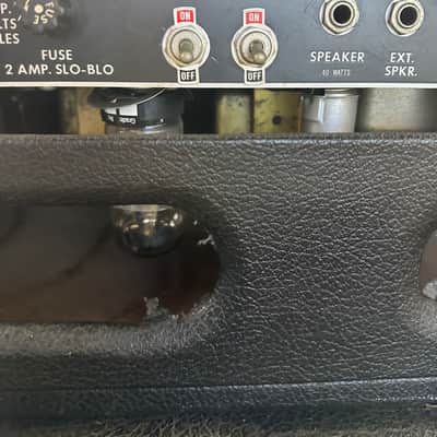 Fender Bandmaster 40-Watt 2-Channel Guitar Amp Head 1963 - 1967 - Black Panel image 14