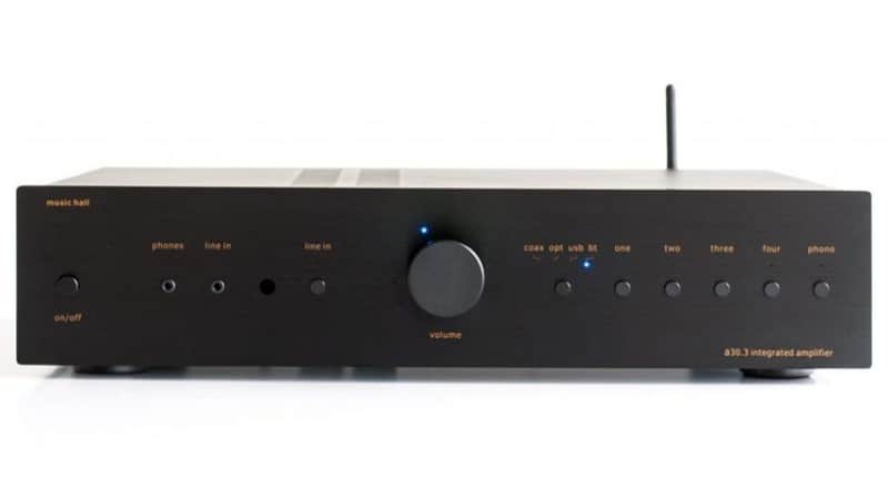Music Hall a30.3   integrated amplifier  +phono + DAC - Black image 1