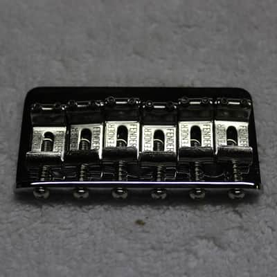 New Fender Hardtail Chrome Stratocaster Body Hardware Set - Strat 006-0068-000 image 3