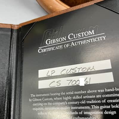 Gibson Les Paul Custom 2017 SilverBurst Custom Shop Case COA Papers Goodies American Made in USA_245 image 5