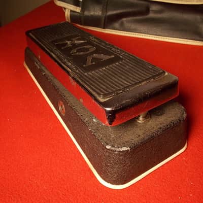 1967 Vox Clyde McCoy Script Wah Pedal with Original ICAR Pot,bag SOUNDS PERFECT! image 4