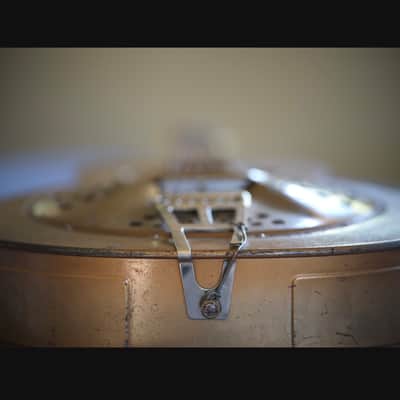 Dobro Gold Steel Resonator 1935 Cool Patina & Sound image 14