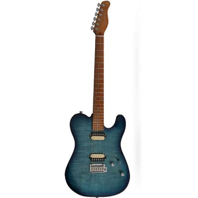 Sire Larry Carlton T7 FM TBL transparent blue Electrics guitar Bundle image 9
