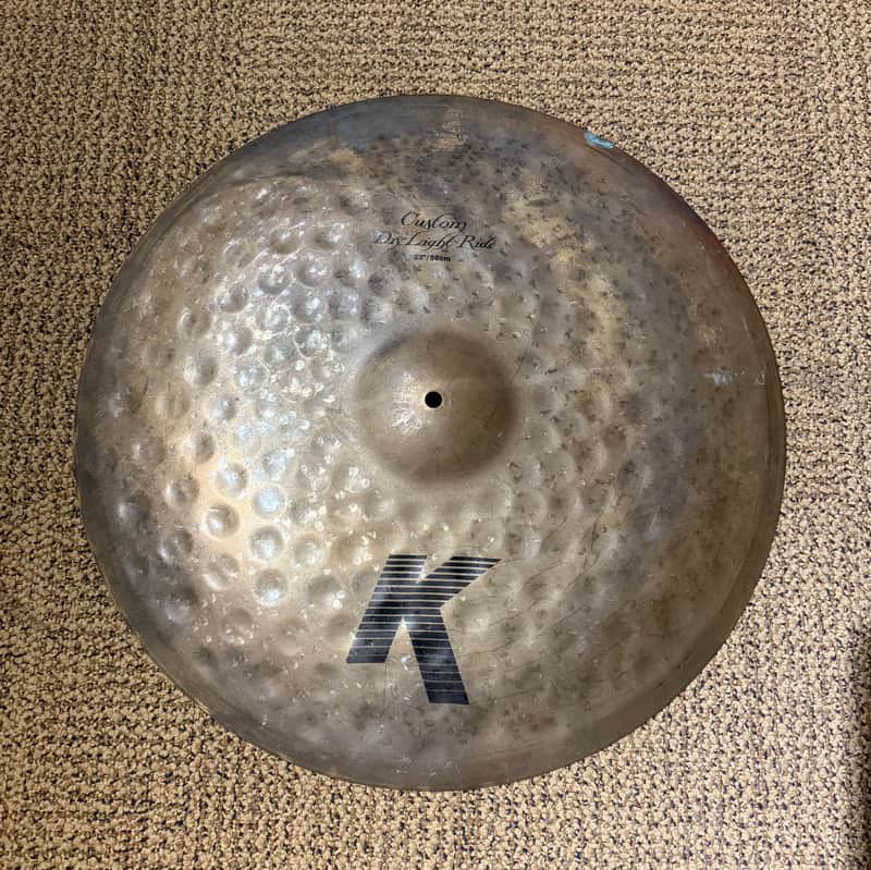 Zildjian 22" K Custom Dry Light Ride Cymbal (2000-2006) - 2695g image 1