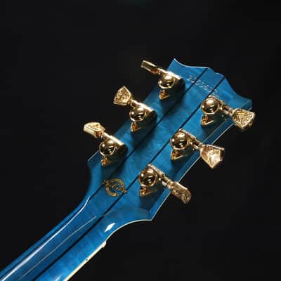 Gibson Custom Shop ONE OFF Dove's in Flight Natural Top Bluebonnet Back/Sides with Case - Bluebonnet 021 image 8