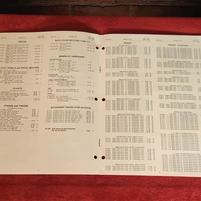 Vintage 1978 Rogers Price List image 3