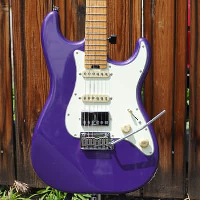 Schecter Diamond Series PROTOTYPE JAPAN MADE Nick Johnston Traditional HSS Atomic Violet 6-String w/ Hard Case image 1