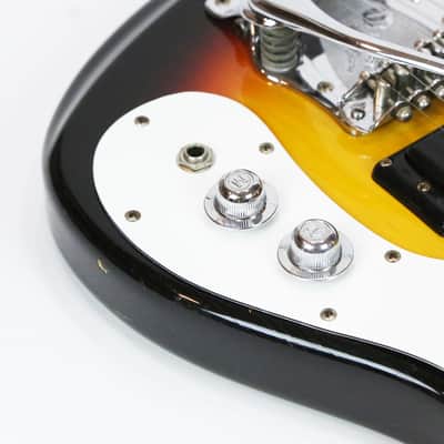 1966 Mosrite The Ventures Model Mark V Vintage Sunburst Electric Guitar- Rare 100% All Original ’66 MK V German Carve Ventures II Bakersfield CA (B180) image 5