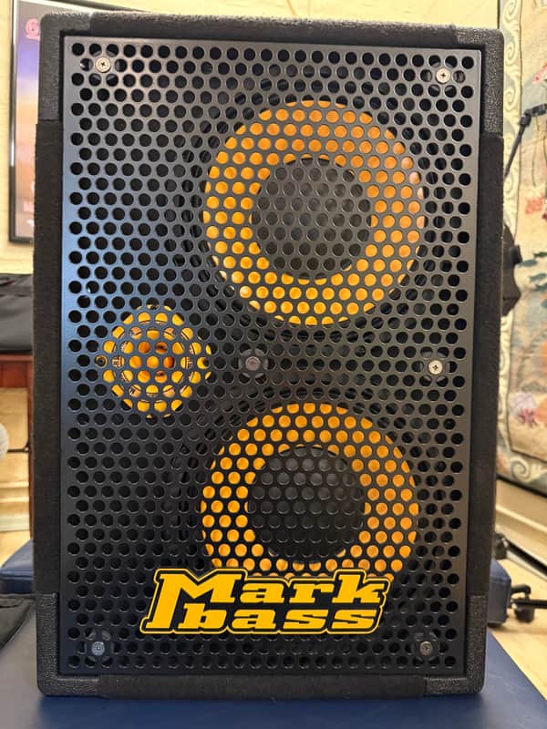 Markbass MB58R 102 Pure 400-Watt 2x10" Bass Speaker Cabinet (8ohm) 2022 - Present - Black image 1