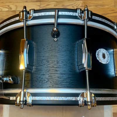 Ludwig Legacy Mahogany 14”x6.5” Limited Edition Snare Drum LLS564XXGN Black Cat Vintage Select Collection image 5