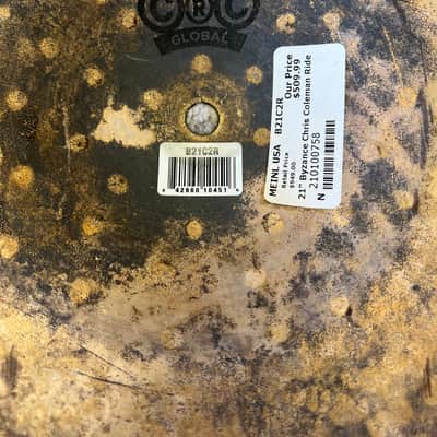 Meinl Cymbals Byzance Vintage Chris Coleman Signature C Squared Ride - 21" image 4