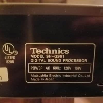Technics SH-GS91 Digital Sound Processor 1994 Black image 7