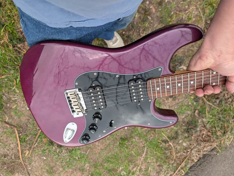 Squire Double Fat Standard HSS - Purple Bild 1
