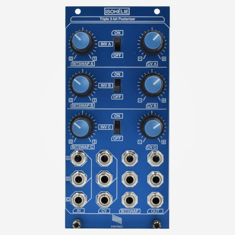 Syntonie Isohélie 3 Channel 3-Bit DAC Keyer For Eurorack Video Synthesis image 1