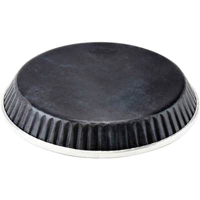 Remo M4-1175-S6-D1009 Symmetry Skyndeep Conga Drumhead - Black Calfskin Graphic image 1