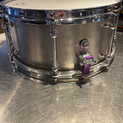 Dunnett 14" x 6.5" Titanium Snare - Raw image 4