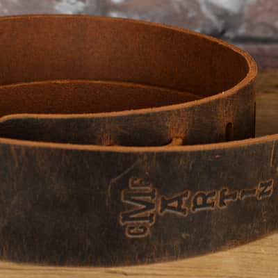 Martin Vintage Leather Guitar Strap Brown 18A0065 w/ FREE SAME DAY SHIPPING image 3