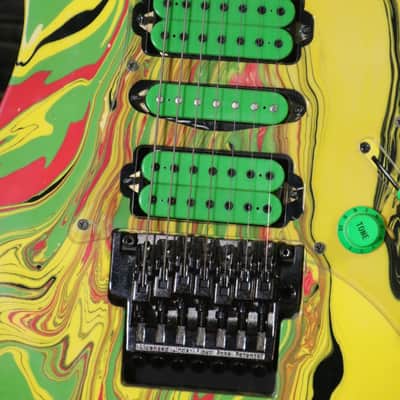 Ibanez UV77-MC Steve Vai Signature Universe 1990 - 1993 - Multi-Color image 7