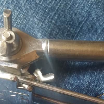 Vintage WFL FLAT BASE ATLAS SNARE STAND 1ST GEN CONCERT Riveted Rubber Feet 50s 60s LUDWIG image 17