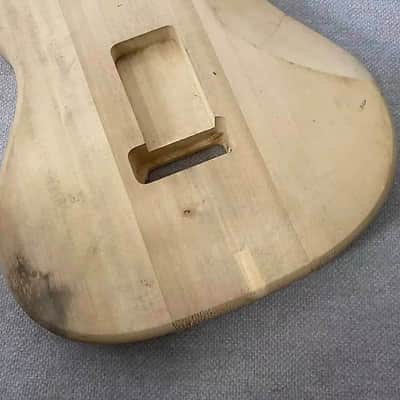 Tiger Maple Top Strat Style Guitar Basswood Body DIY Project image 8