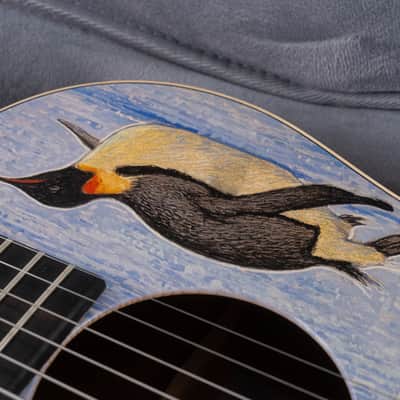 Martin 00L Biosphere IV Limited Edition Grand Concert Acoustic Guitar, Solid Spruce Top, Penguins image 10