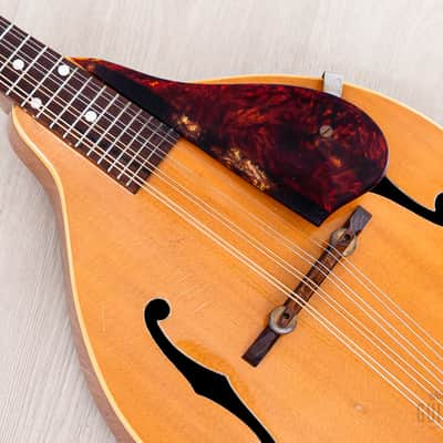 1954 Gibson A-40 Vintage A-Style Mandolin Natural, 100% Original w/ Case image 7