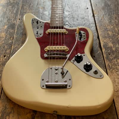 Fender Japan Jaguar 1966 Reissue CIJ-Era P-Serial Vintage White 1997