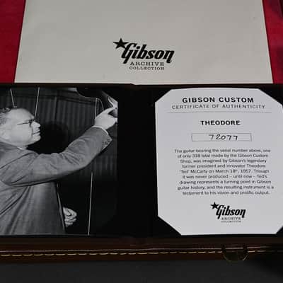 Gibson Archieve Series Theodore Ebony VOS NH 2022 image 15