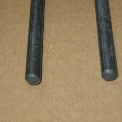 one pair new old stock Gambal Manufacturing GPHR1 (UG13GPHR1) Percussive Keyboard Mallets (for xylophones and glockenspiels) 1 & 1/8" Brown Medium Nylon Flat Ball (oval) Heads with Black Synthetic Shafts (with original packaging) from 1990s to early 2000s image 18