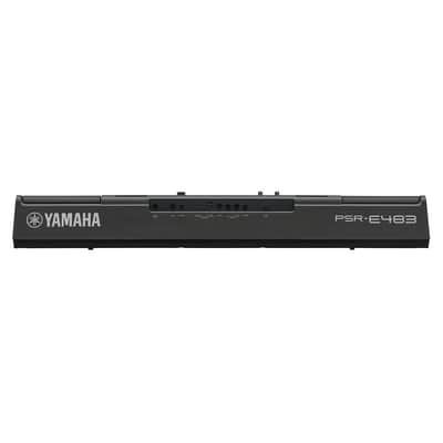 Yamaha PSRE483 61-Key Portable Keyboard 2026 - Present - Black image 3