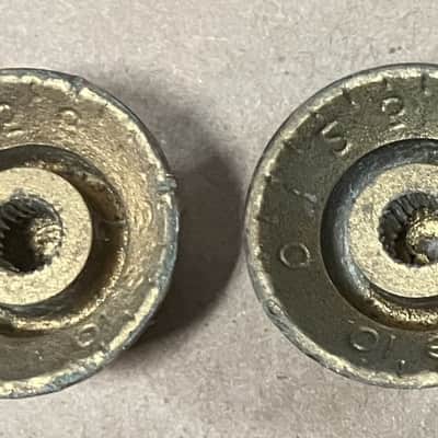 Gibson- Reflector knobs, Gold, 1960's, Pair image 4